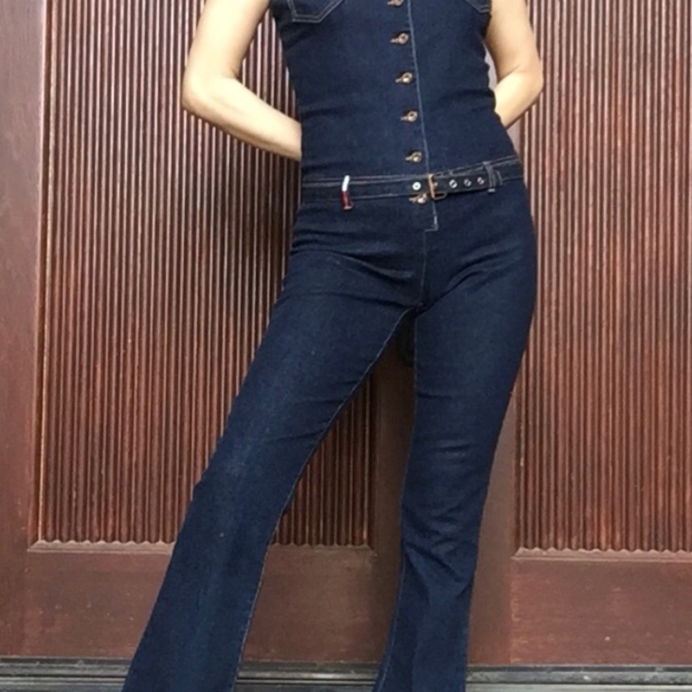 Tommy Hilfiger Women's Vintage Denim Jumpsuit
